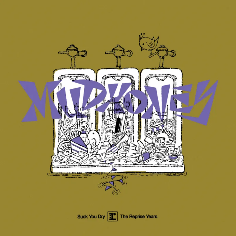 Mudhoney albumcover met illustratie en tekst