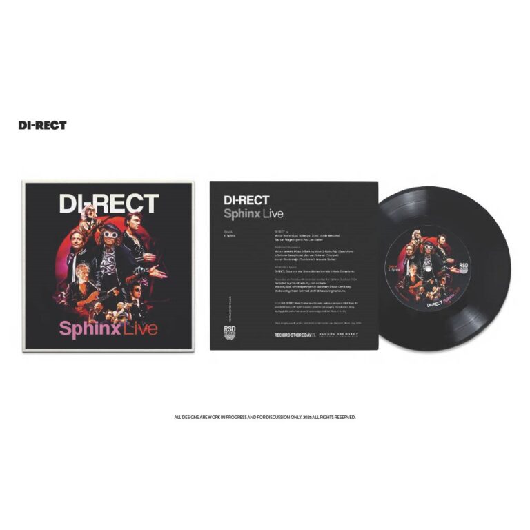 DI-RECT Sphinx Live albumhoes en vinylplaat