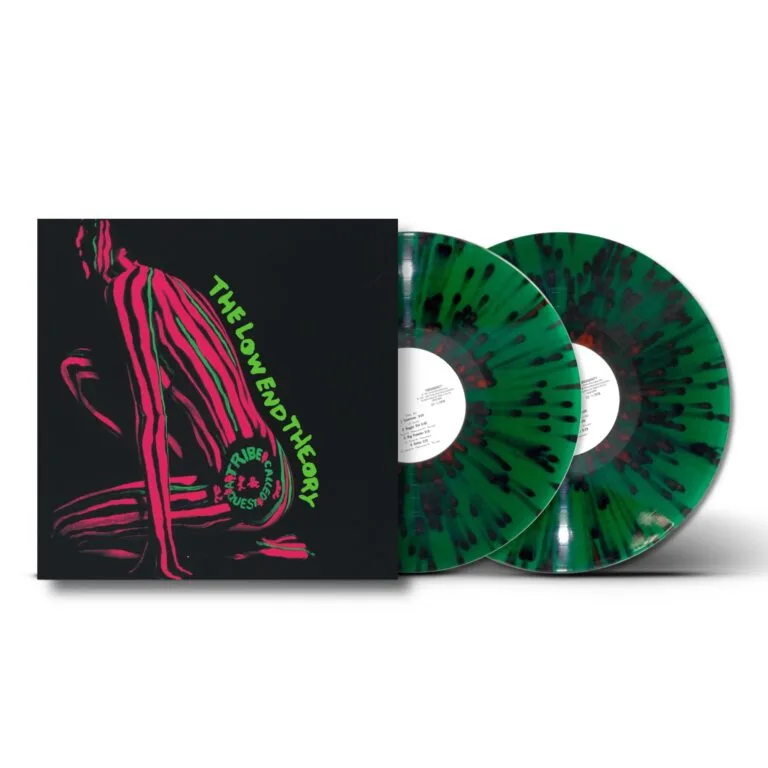 A Tribe Called Quest albumhoes en groene vinylplaten