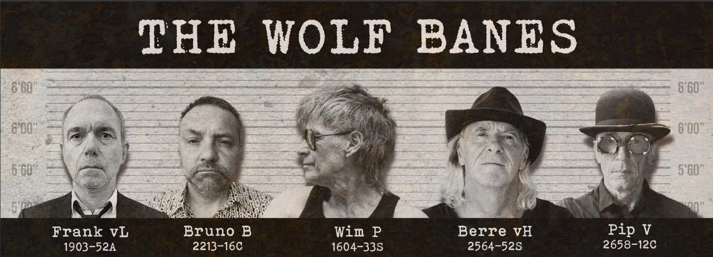 The Wolf Banes bandleden voor meetlat