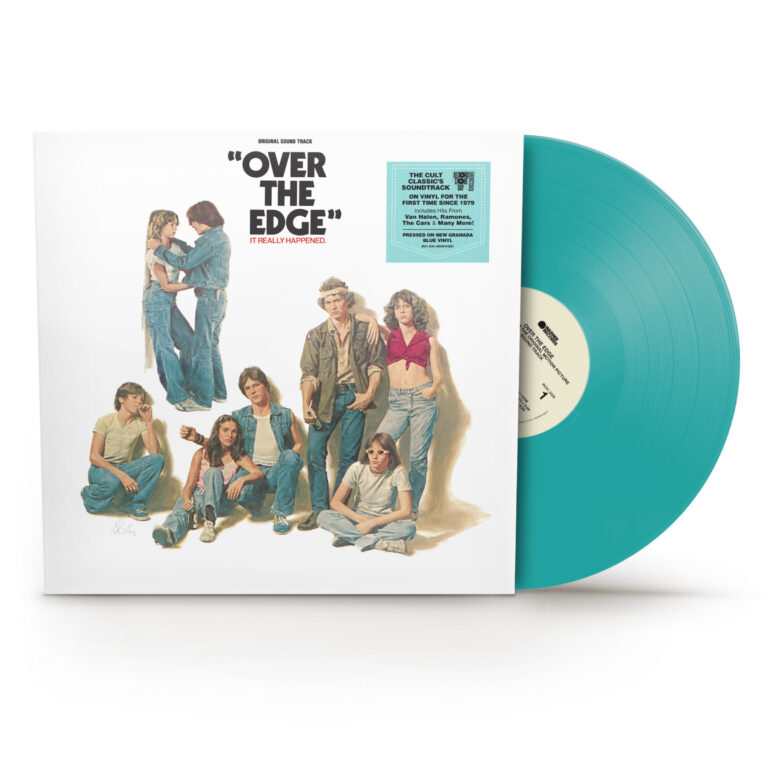 Over the Edge soundtrack op blauwe vinylplaat