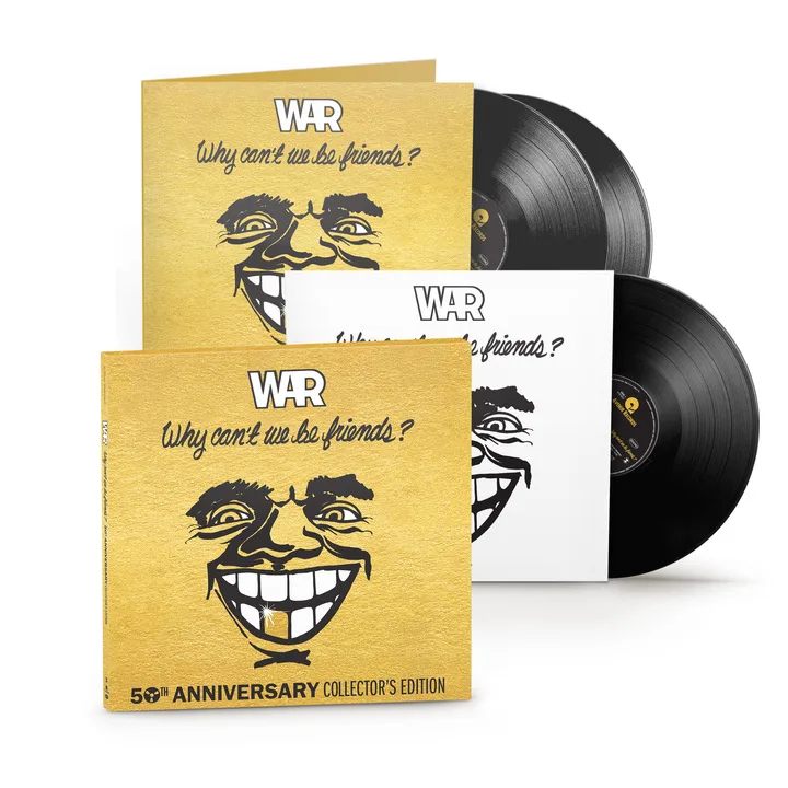 WAR jubileum vinylplaat, "Why Can't We Be Friends?